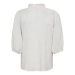AnikaCC Frill SS Shirt - Off white - Co'couture