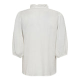 AnikaCC Frill SS Shirt - Off white - Co'couture