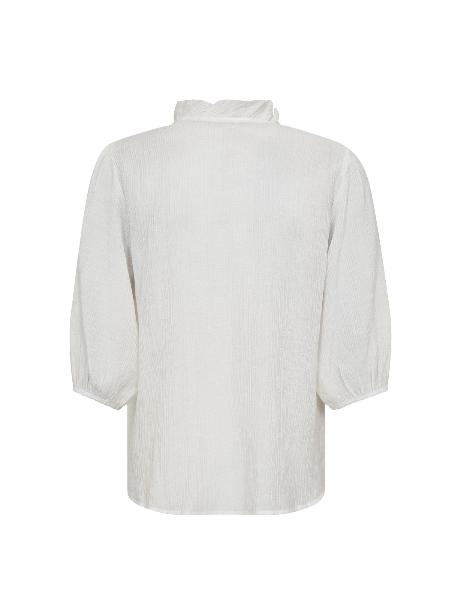 AnikaCC Frill SS Shirt - Off white - Co'couture