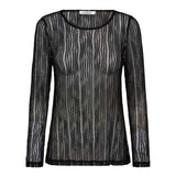 BarbCC O - Neck Blouse - Black - Co'couture