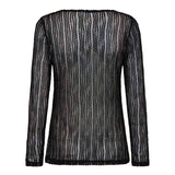 BarbCC O - Neck Blouse - Black - Co'couture