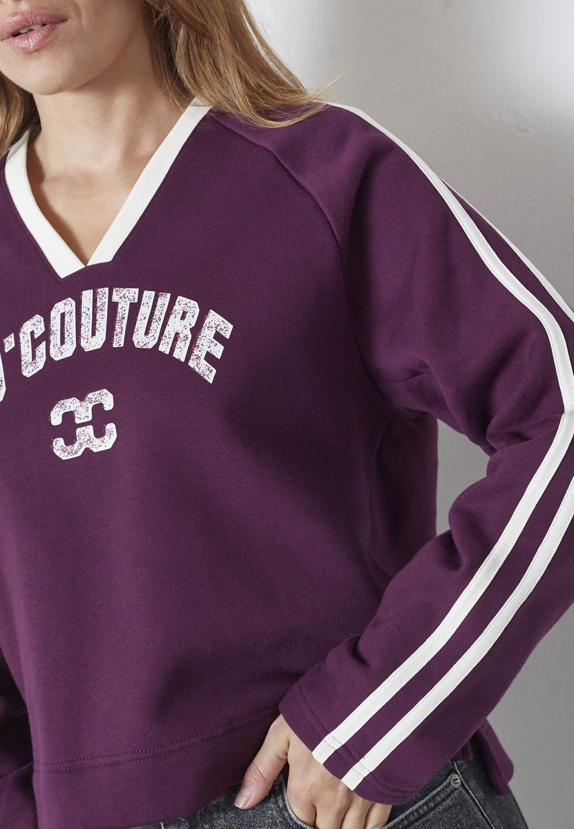 BatuCC Coco V - Sweat - Plum - Co'couture