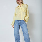 BlaineCC Bell Sleeve Shirt - PaleYellow - Co'couture