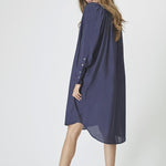 Callum Volume Dress - Navy - Co'couture