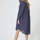 Callum Volume Dress - Navy - Co'couture