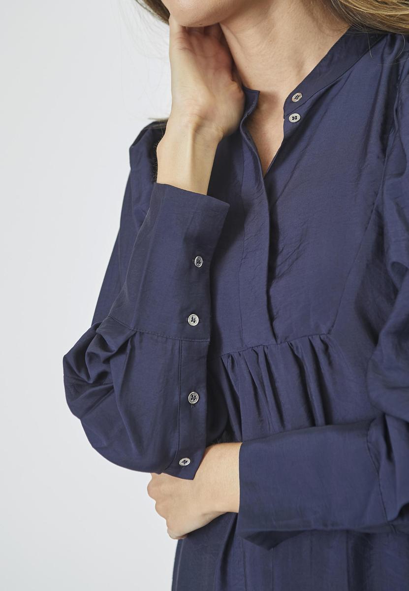Callum Volume Dress - Navy - Co'couture