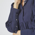 Callum Volume Dress - Navy - Co'couture
