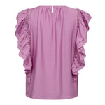CallumCC Frill Pintuck Top - Orchid - Co'couture