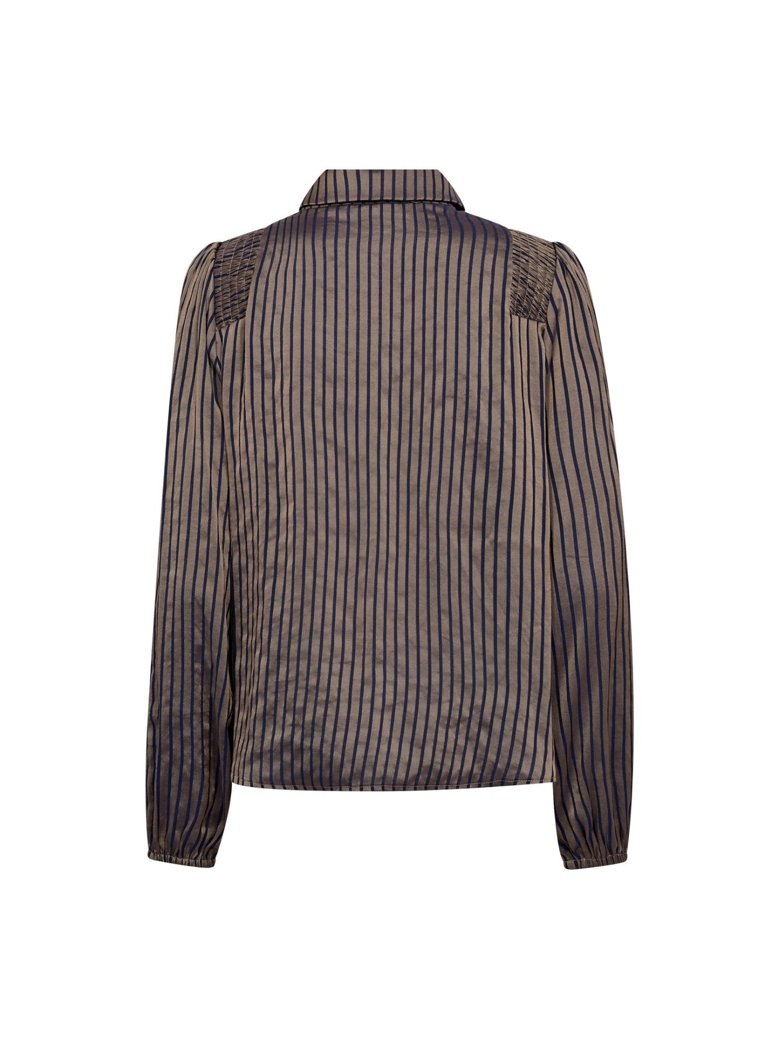CalviaCC Stripe Smock Shirt - Navy - Co'couture