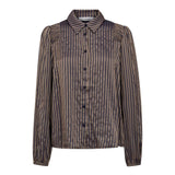 CalviaCC Stripe Smock Shirt - Navy - Co'couture