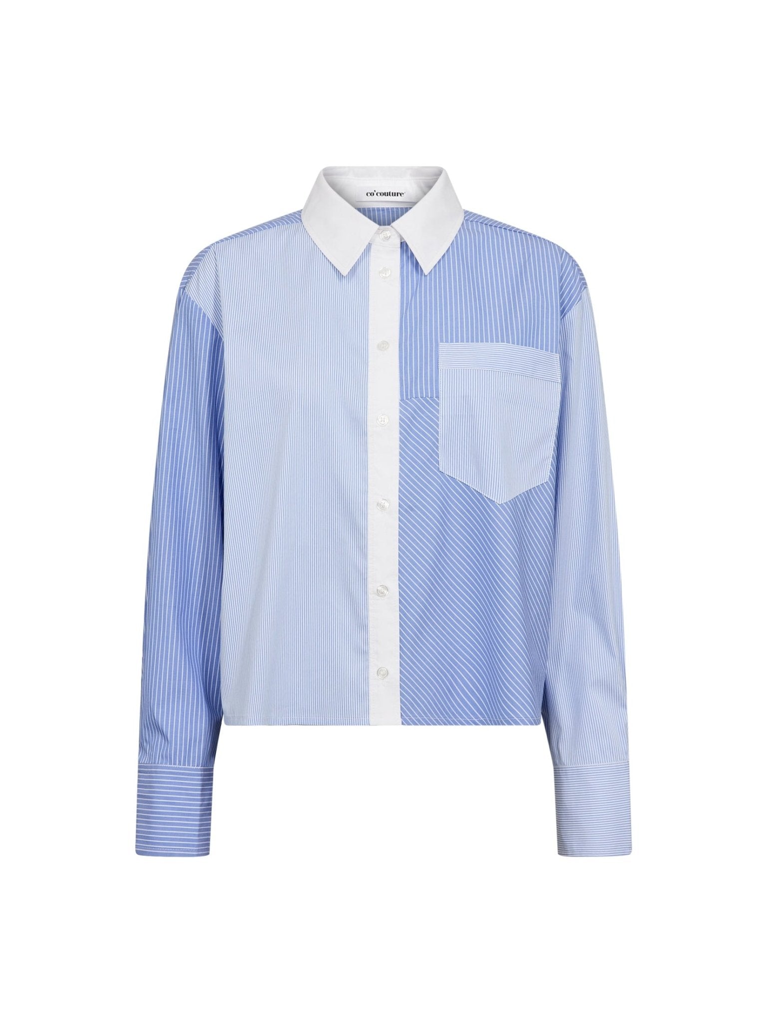 ChrisCC Mix Shirt - Pale Blue - Co'couture