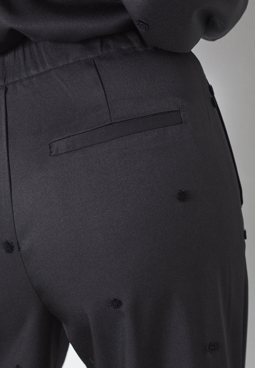 CloverCC Dot Pants - Black - Co'couture