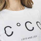 CocoCC Signature Tee - White - Co'couture