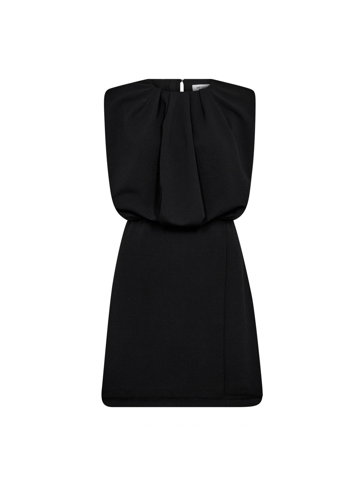 FalconCC Pleat Mini Dress - Black - Co'couture