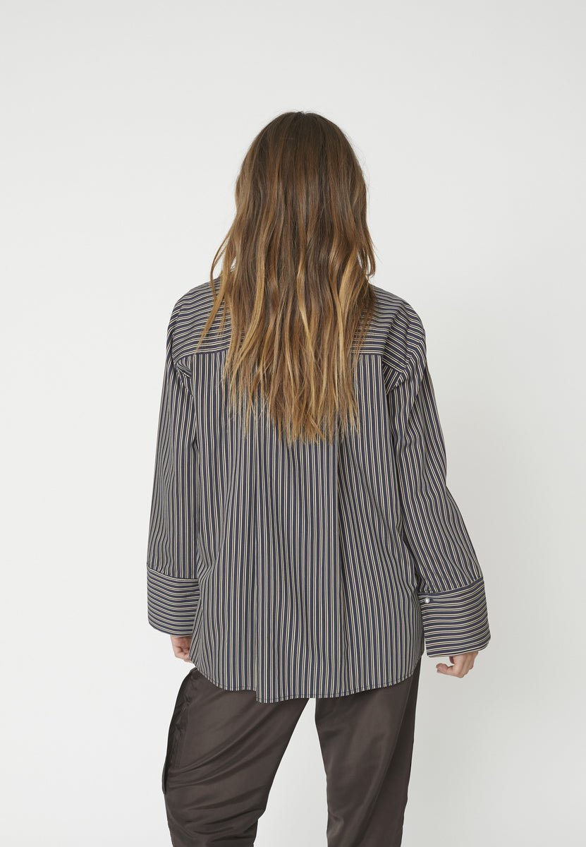 FinaCC Stripe Shirt - Black - Co'couture
