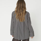 FinaCC Stripe Shirt - Black - Co'couture