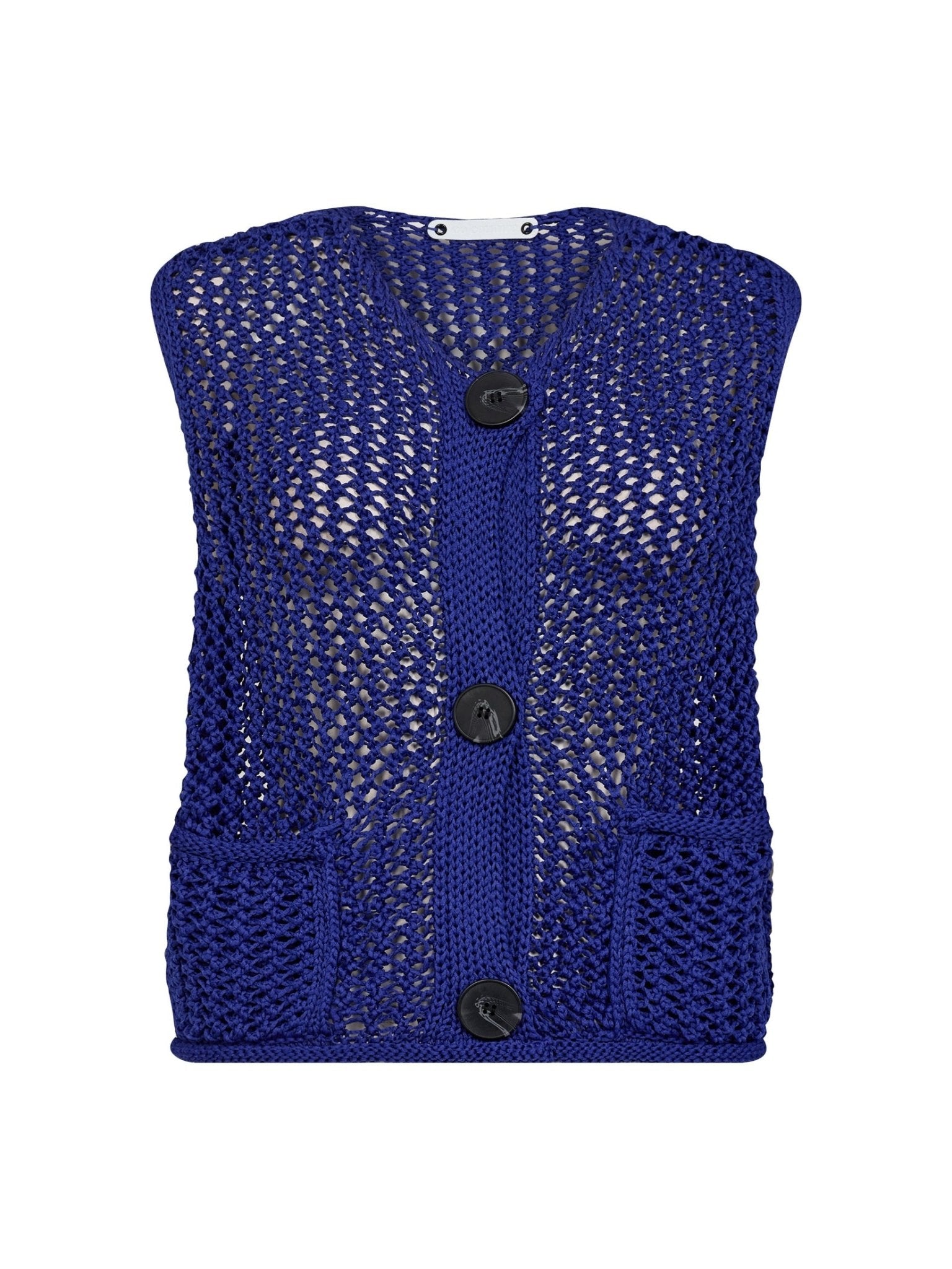 HenslyCC Knit Vest - New Blue - Co'couture