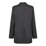 IdaCC Pin Single Oversi Blazer - Mid Grey - Co'couture