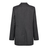 IdaCC Pin Single Oversi Blazer - Mid Grey - Co'couture