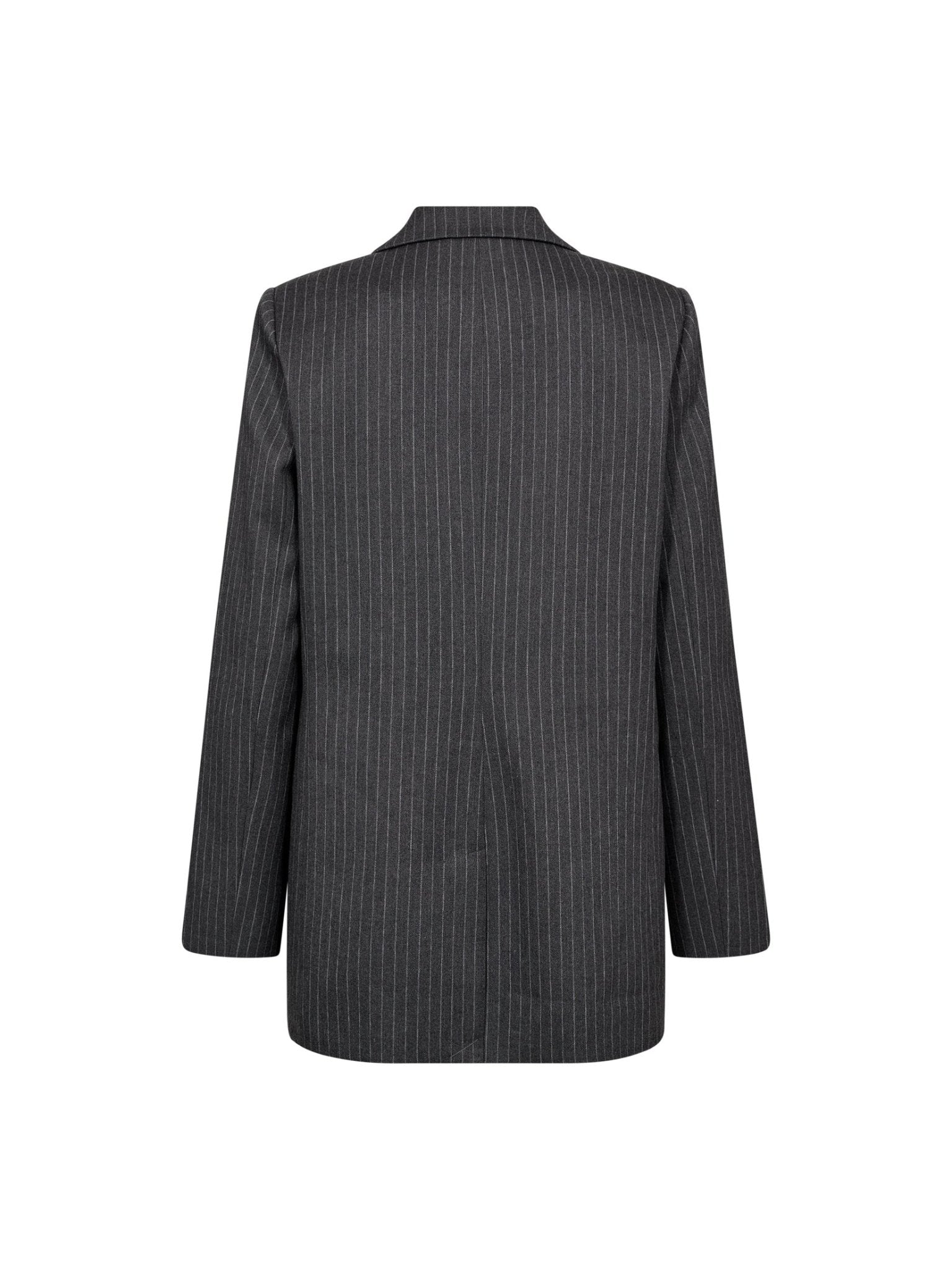 IdaCC Pin Single Oversi Blazer - Mid Grey - Co'couture