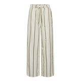 IdieCC Stripe Pants - Off - White Green - Co'couture