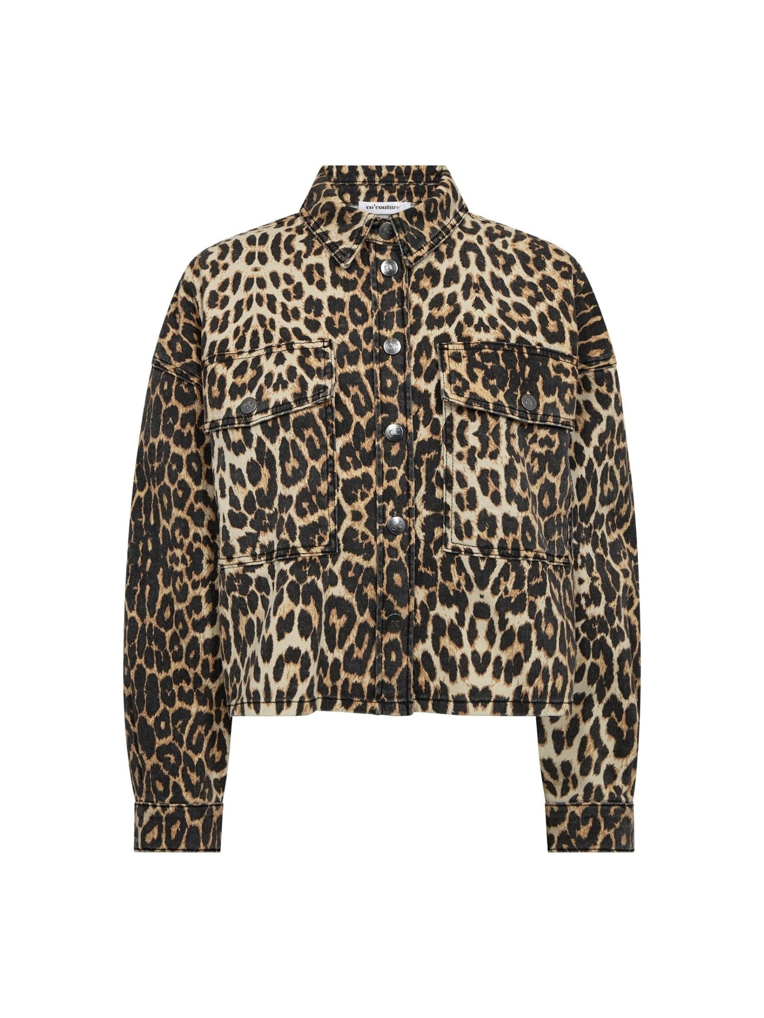 LeoCC Denim Crop Shirt - Khaki - Co'couture