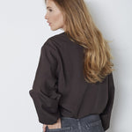 LunaCC Balloon Zip Jacket - Dark Brown - Co'couture