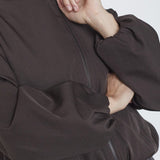 LunaCC Balloon Zip Jacket - Dark Brown - Co'couture