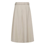 LunaCC Belt Midi Pleat Skirt - Taupe - Co'couture