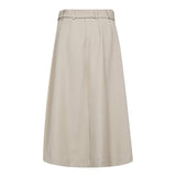 LunaCC Belt Midi Pleat Skirt - Taupe - Co'couture