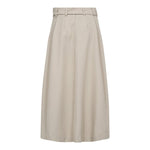 LunaCC Belt Pleat Skirt - Taupe - Co'couture