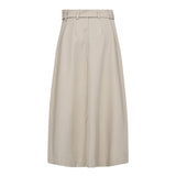 LunaCC Belt Pleat Skirt - Taupe - Co'couture