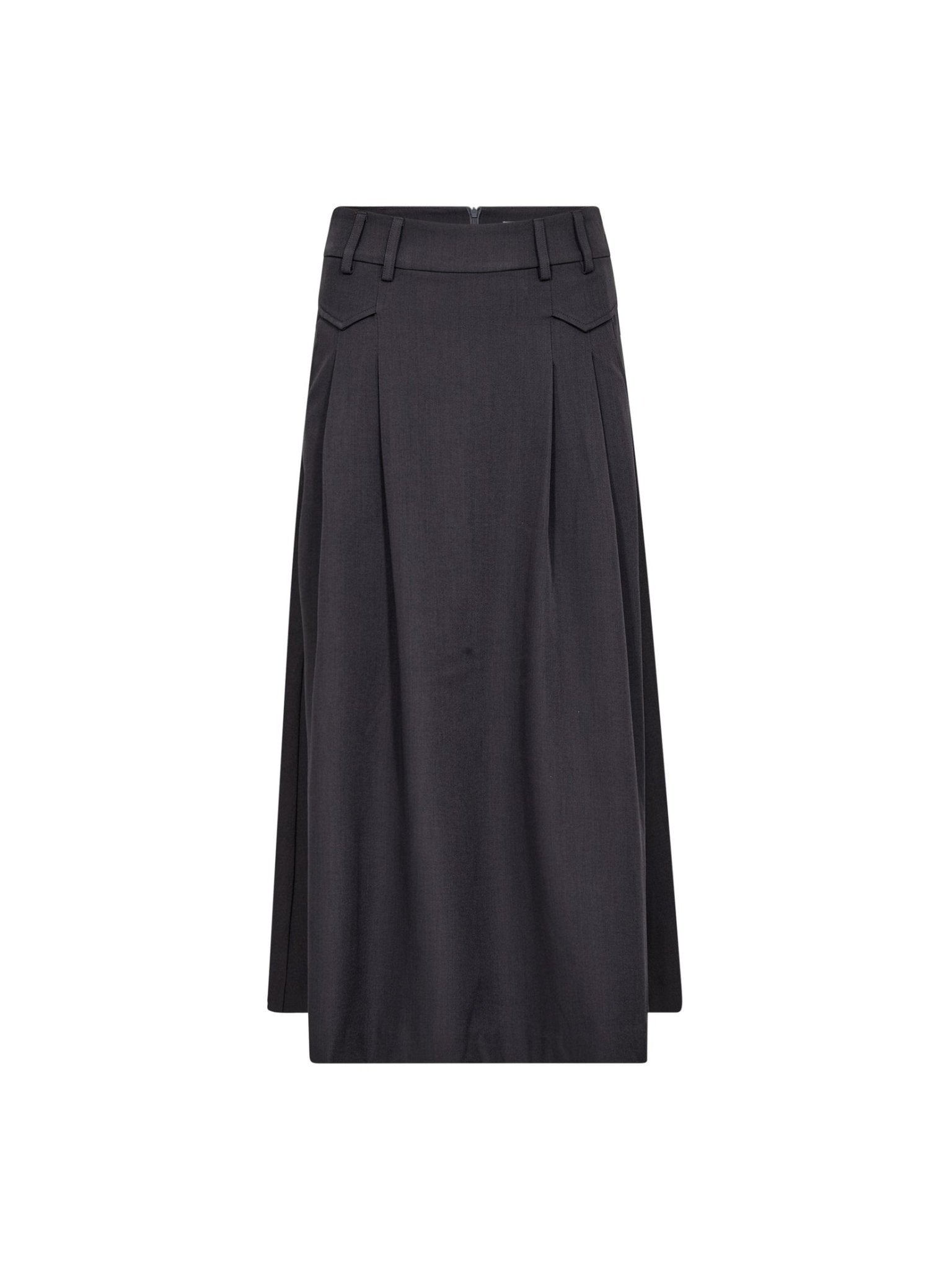 LunaCC Pocket Pleat Skirt - Mid Grey - Co'couture