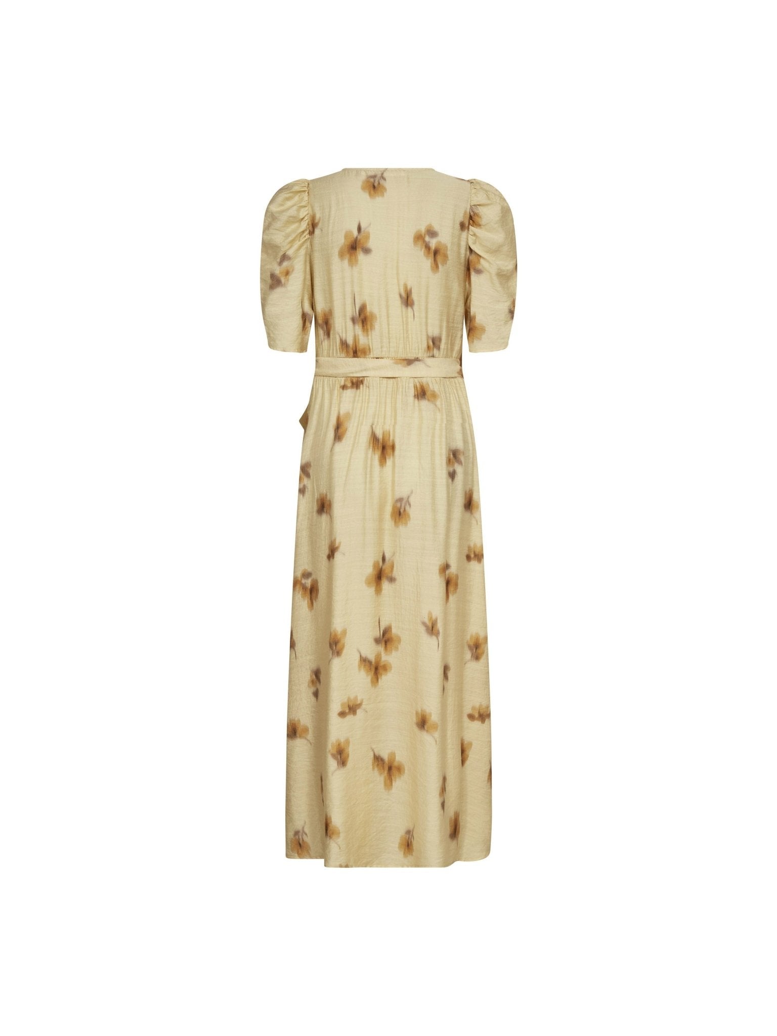 MylaCC Flower Wrap Dress - PaleYellow - Co'couture