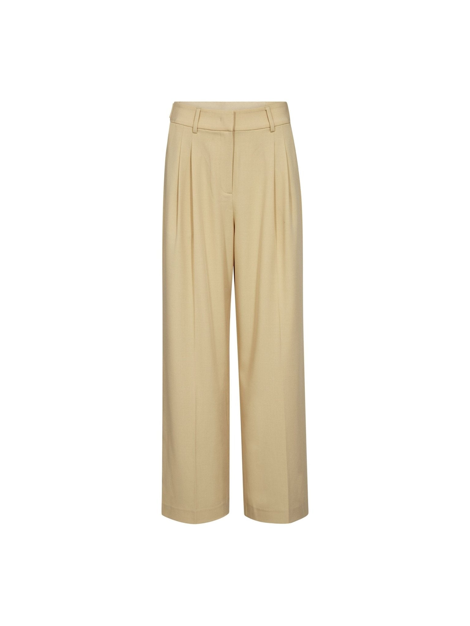NilanCC Pleat LLPant - PaleYellow - Co'couture
