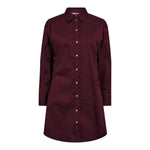 PoppyCC Eyelet Tie Shirt Dress - Winered - Co'couture