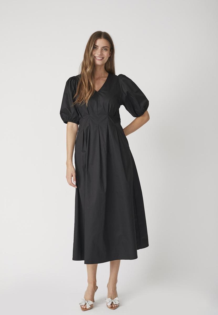 PoppyCC Pleat Dress - Black - Co'couture