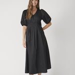 PoppyCC Pleat Dress - Black - Co'couture