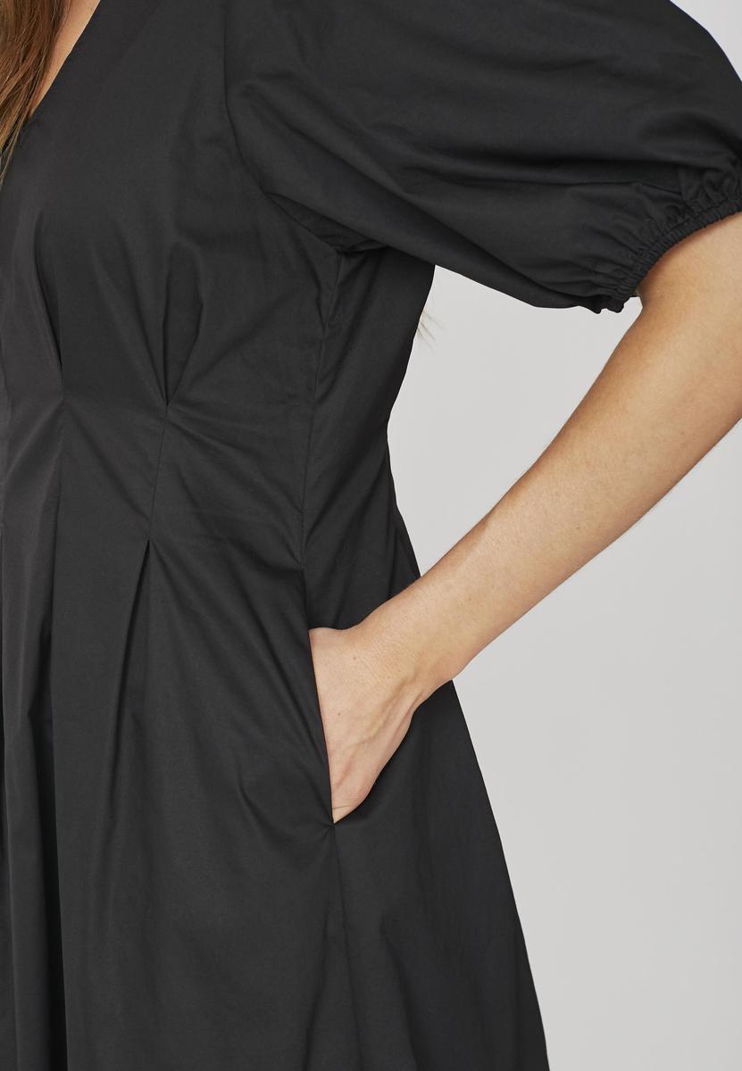 PoppyCC Pleat Dress - Black - Co'couture