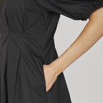 PoppyCC Pleat Dress - Black - Co'couture