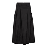 PoppyCC Pocket Pleat Skirt - Black - Co'couture