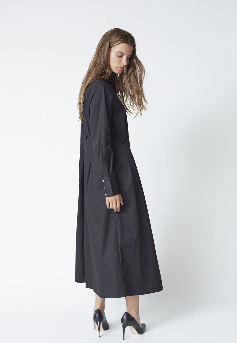 PoppyCC Shirt Long Dress - Black - Co'couture