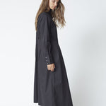 PoppyCC Shirt Long Dress - Black - Co'couture