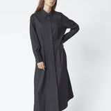 PoppyCC Shirt Long Dress - Black - Co'couture