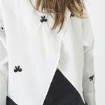 RiaCC Ribbon Shirt - White - Co'couture