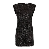 RoslynCC Sequin Dress - Black - Co'couture