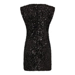 RoslynCC Sequin Dress - Black - Co'couture