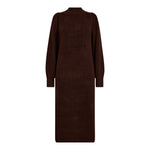 RowCC Rib Midi Dress - Dark Brown - Co'couture