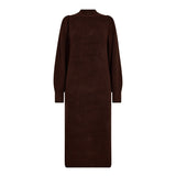 RowCC Rib Midi Dress - Dark Brown - Co'couture