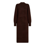 RowCC Rib Midi Dress - Dark Brown - Co'couture